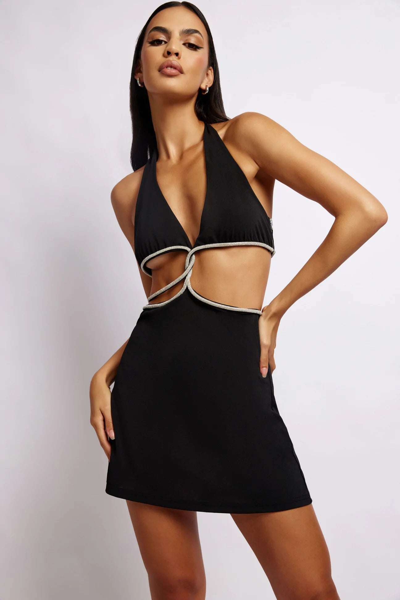 Nicha Halter Mini Dress