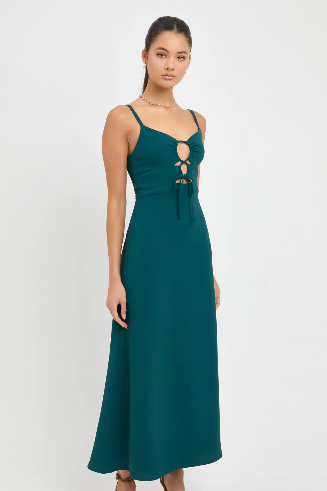 Alpha Tie Front Dress